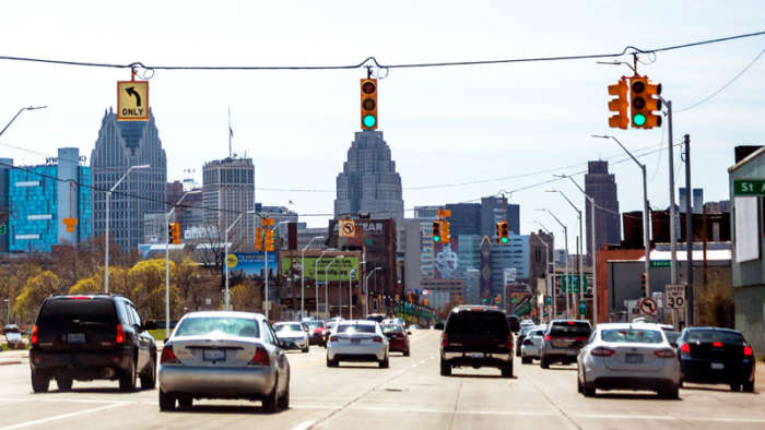 busy streets in Michigan