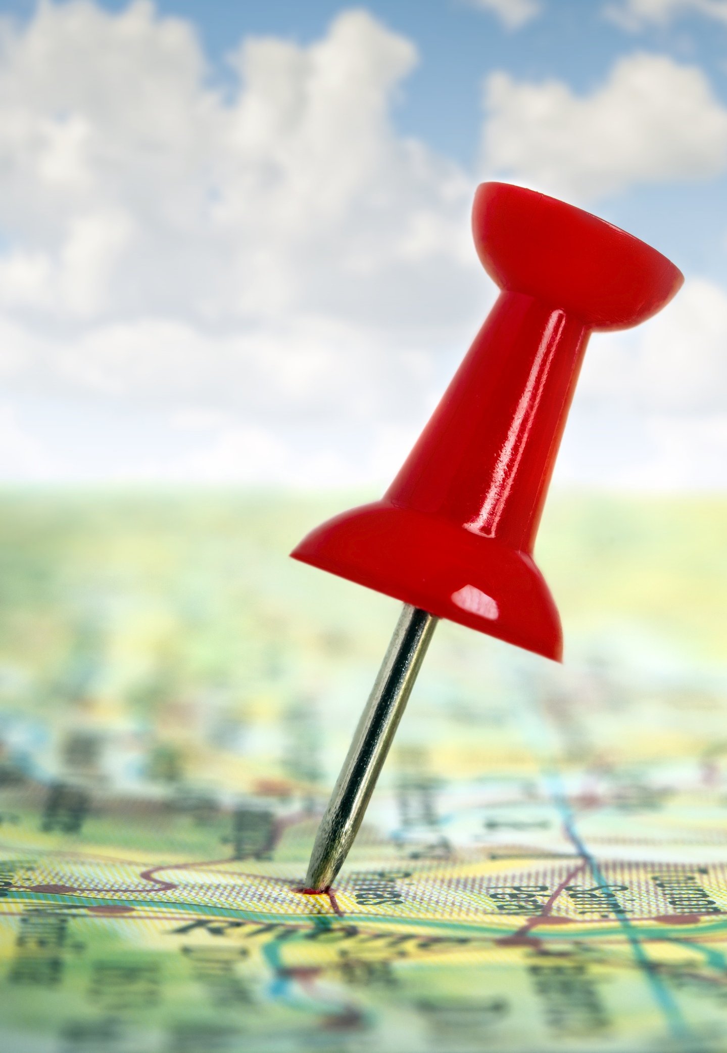 pinning a location on a map