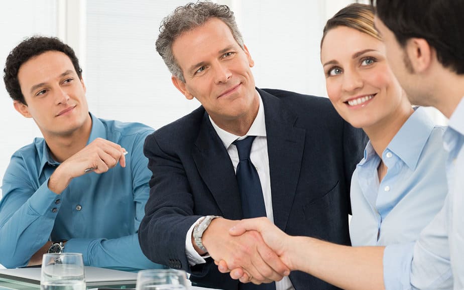 Businessmen Shaking Hands