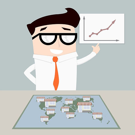 Showing an increase in profit