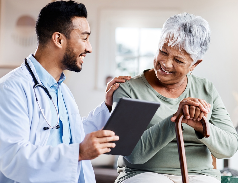 Healthcare professionals working in a modern medical clinic, representing a scalable doctor’s office franchise model focused on accessible care.