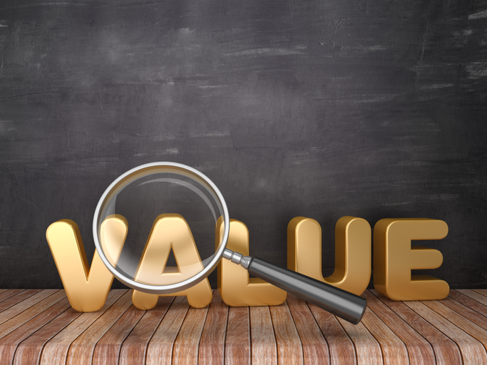 closely looking at the value
